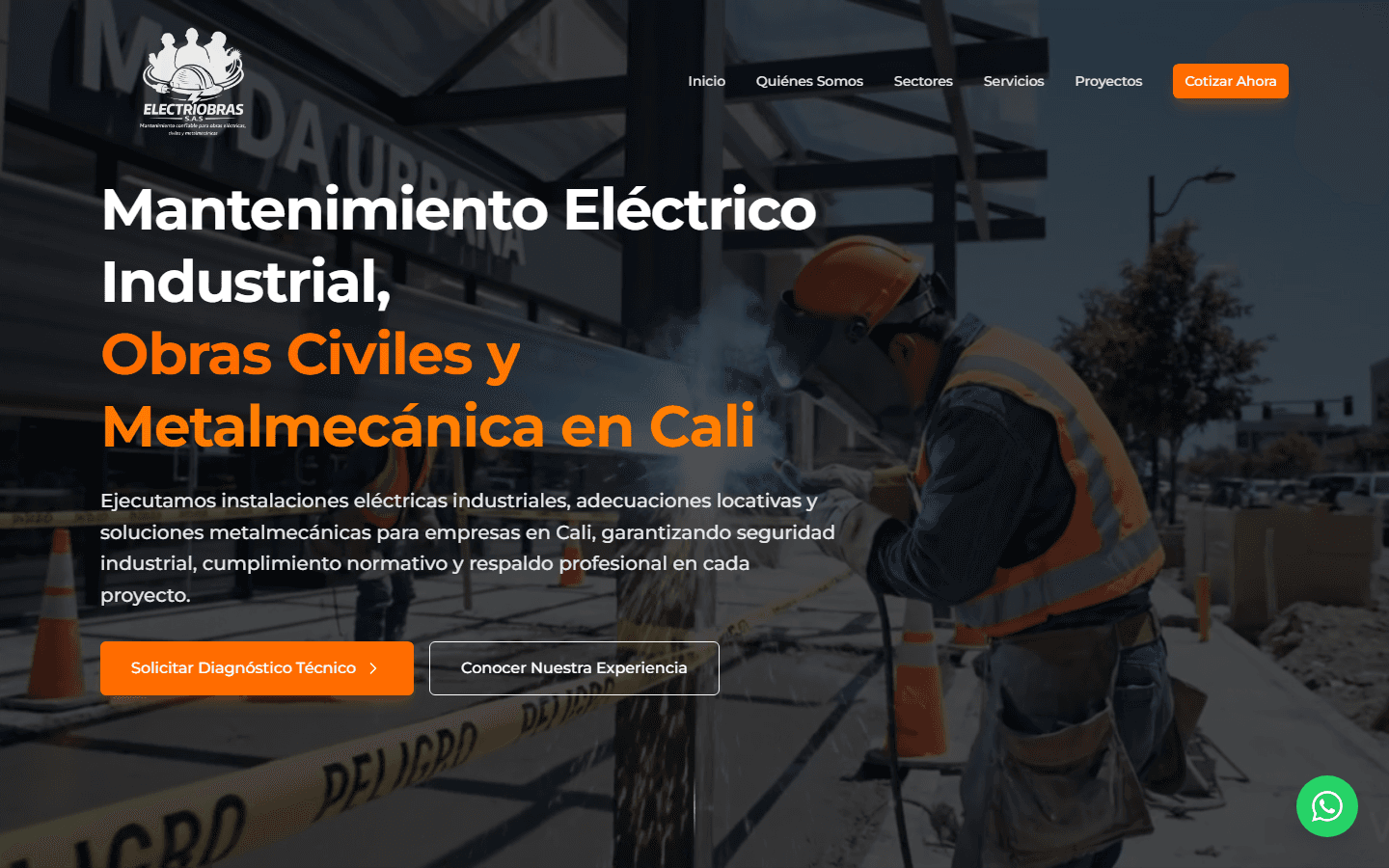 Proyecto Electriobras: Sitio web corporativo